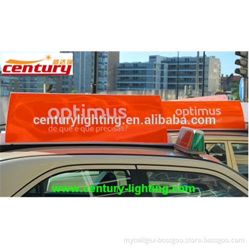 plastic taxi top